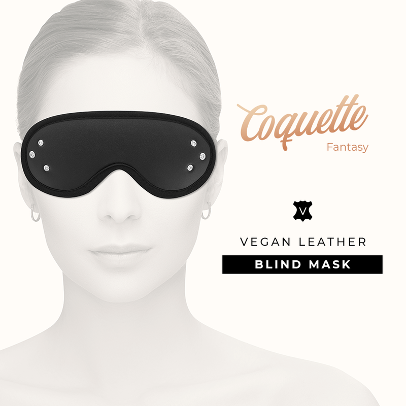 COQUETTE CHIC DESIRE - MASQUE EN CUIR VEGAN FANTASY AVEC DOUBLURE EN NÉOPRÈNE