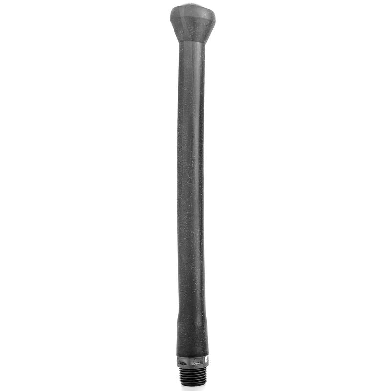 ALL BLACK - DOUCHE ANAL EN SILICONE AVEC SYSTÈME DE BOUCHON 27 CM