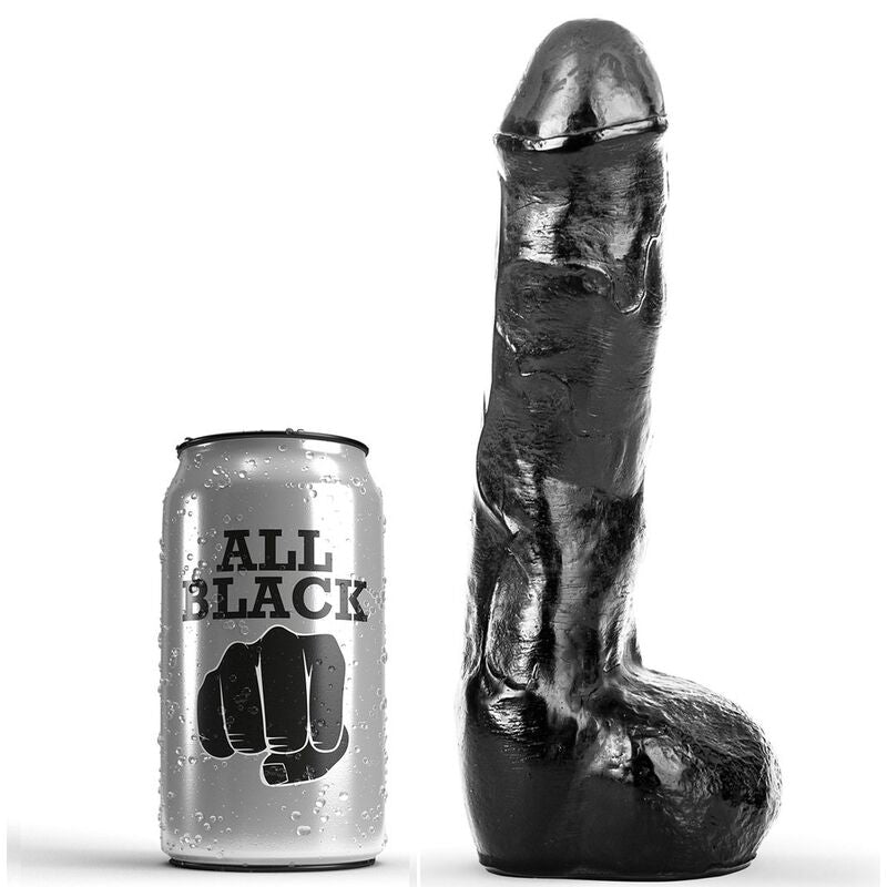 ALL BLACK - PÉNIS ANAL RÉALISTE 20 CM