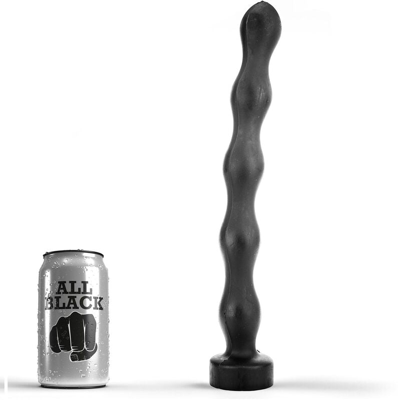 ALL BLACK - ANAL BALL PLUG 32 CM