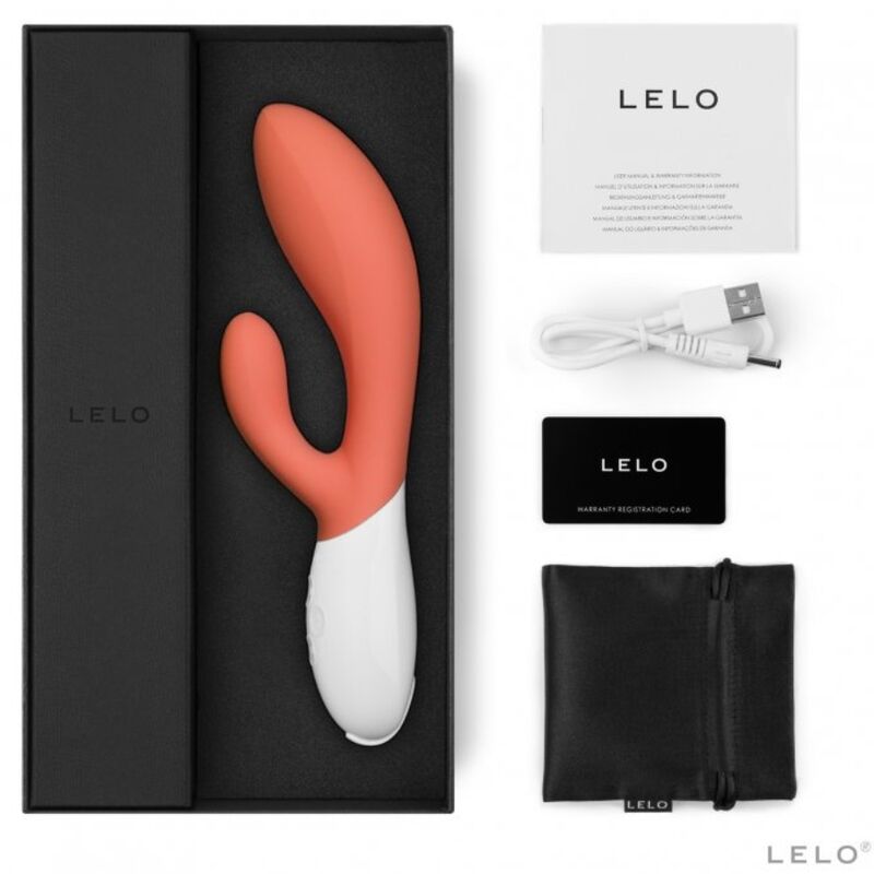 LELO - VIBRATEUR LUXE INA 3 LAPIN CORAIL