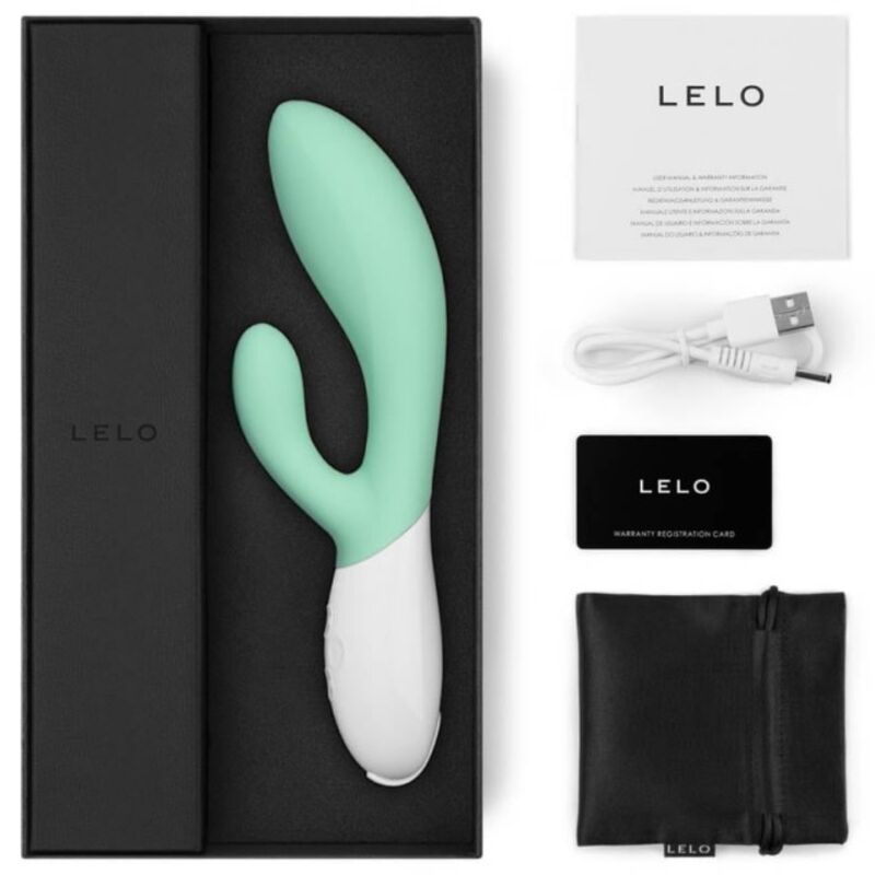 LELO - VIBRATEUR AUX ALGUES LAPIN VERT LUXE INA 3