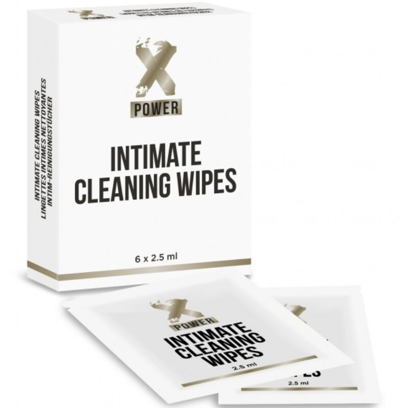 XPOWER - INTIMATE CLEANSING WIPES 6 UNITS