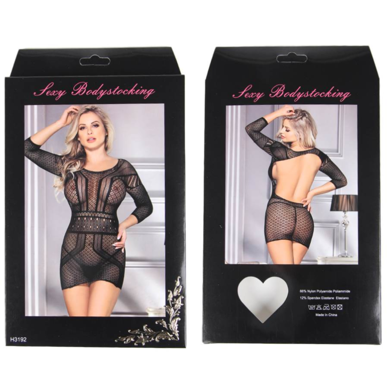 QUEEN LINGERIE - MESH DRESS S/L