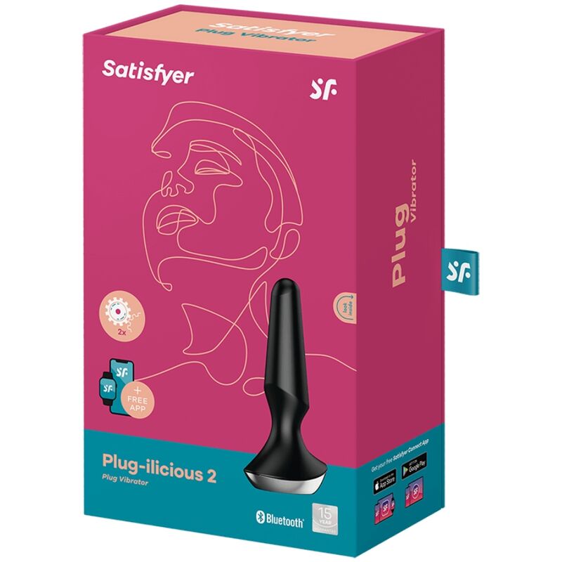 SATISFYER - VIBRATEUR ILICIOUS 2 PLUG NOIR