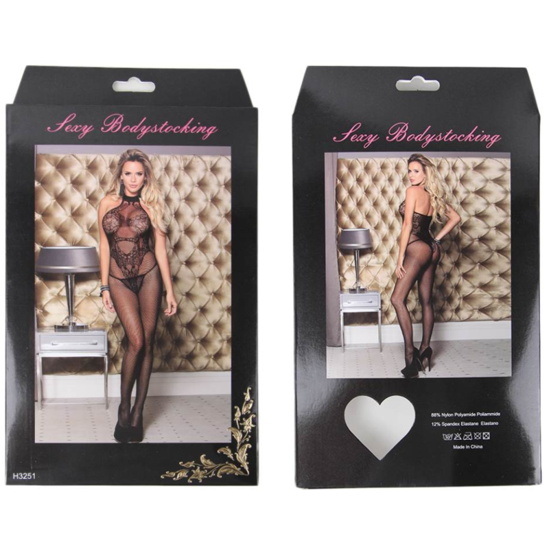 QUEEN LINGERIE - BODYSTOCKING SCHIENA NUDA S/L