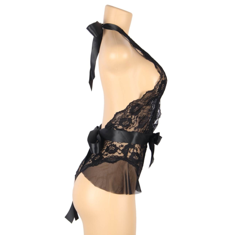 QUEEN LINGERIE - TEDDY BAS DENTELLE S/M