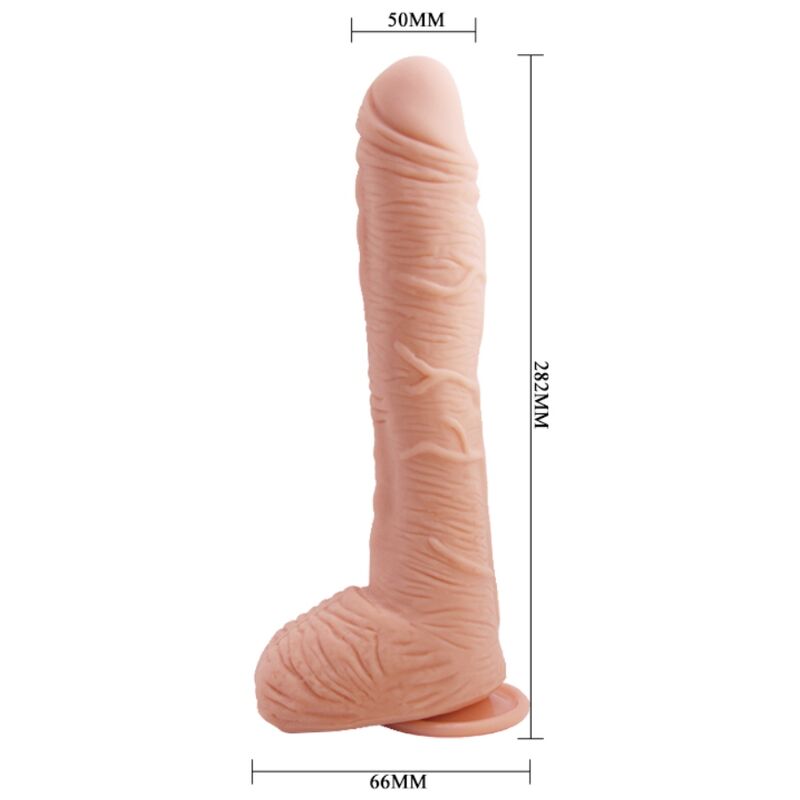 BAILE - GODE RÉALISTE EN CUIR ALEX 27 CM