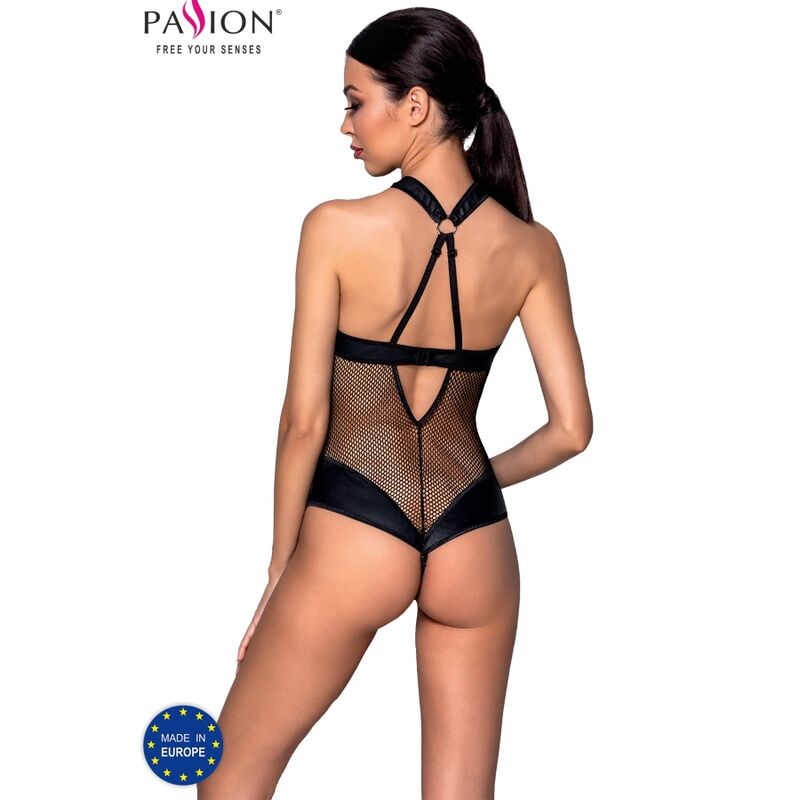 PASSION - BODY EN CUIR ÉCOLOGIQUE AMANDA S/M