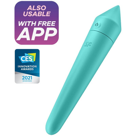 SATISFYER - BULLET ULTRA PUISSANT 8 TURQUOISE