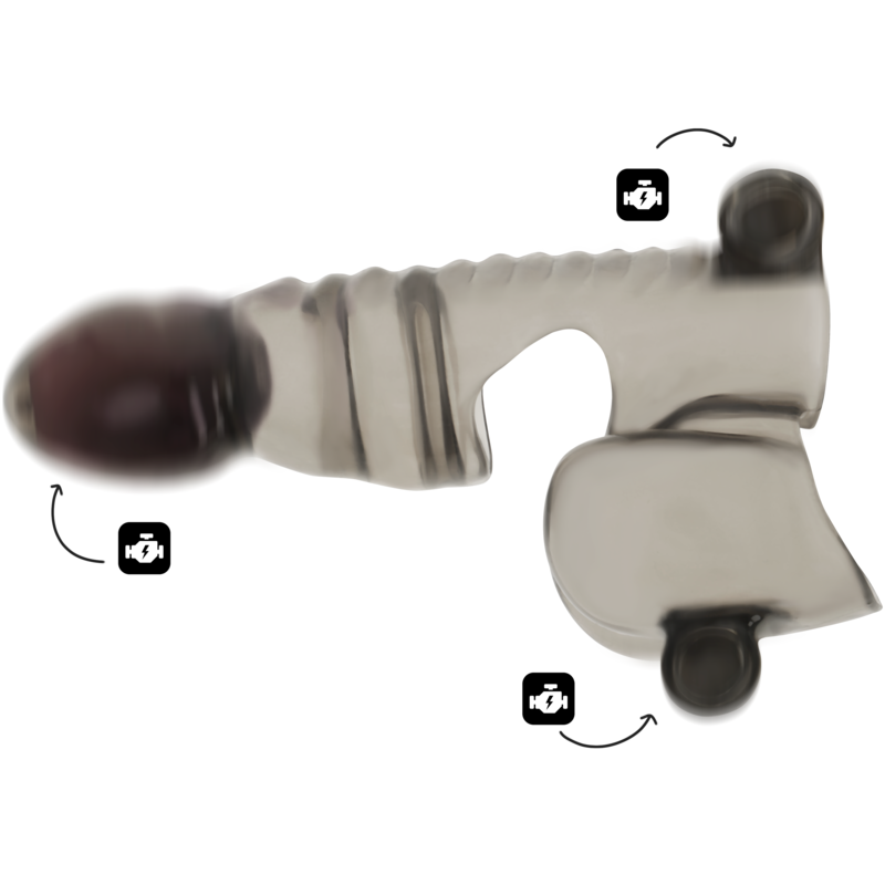 OHMAMA - PENIS AND TESTICLES SHEATH 3 MOTORS