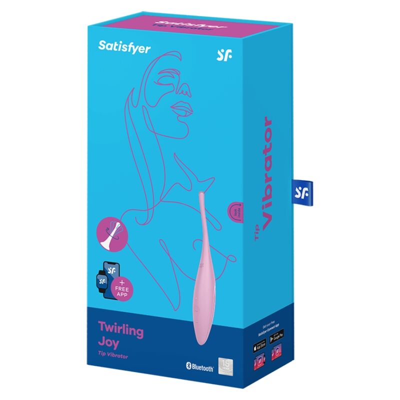 SATISFYER - VIBRATORE TWIRLING JOY CLIT TIP ROSA