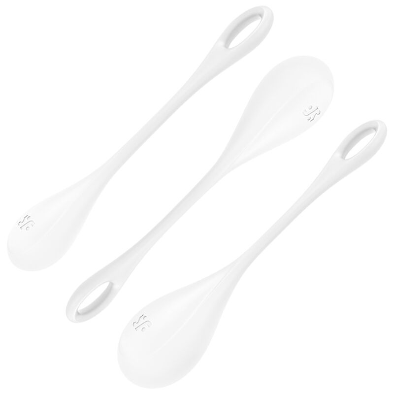 SATISFYER - SET DA ALLENAMENTO YONI POWER 1 BIANCO