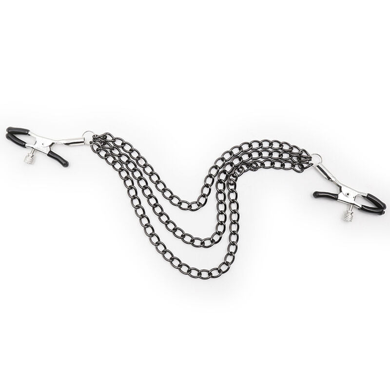 OHMAMA FETISH - Nipple Clamps WITH BLACK CHAINS