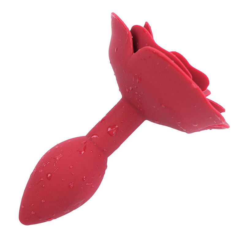 OHMAMA FETISH - PINK RED SILICONE BUTT PLUG