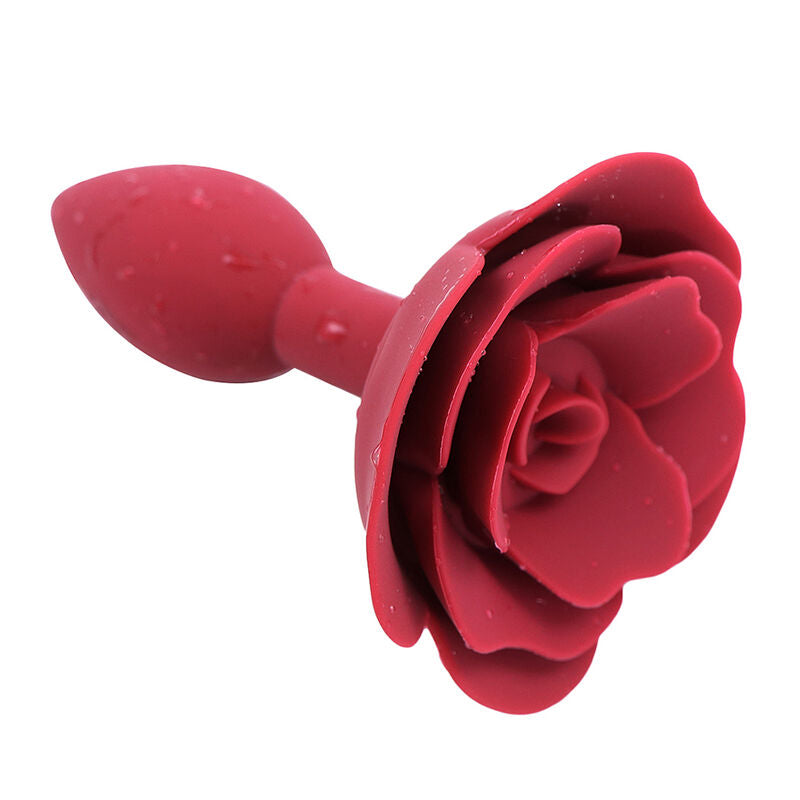 OHMAMA FETISH - PINK RED SILICONE BUTT PLUG