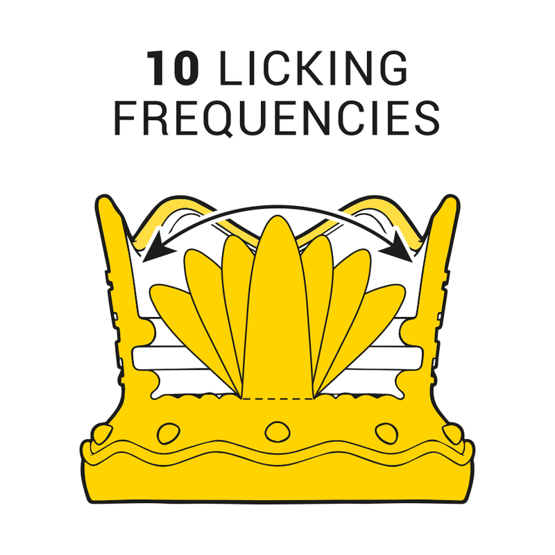 INTENSE - CLIT STIMULATOR 10 FREQUENCIES OF LICK AND SUCK - RED