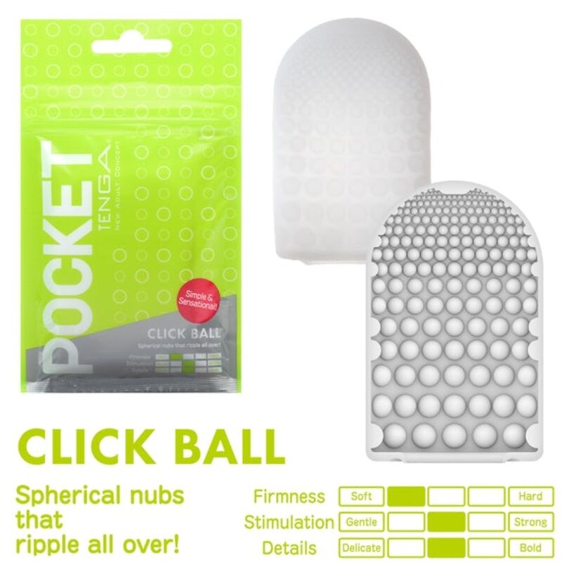 TENGA - MASTURBATEUR DE POCHE AVEC CLICK BALL