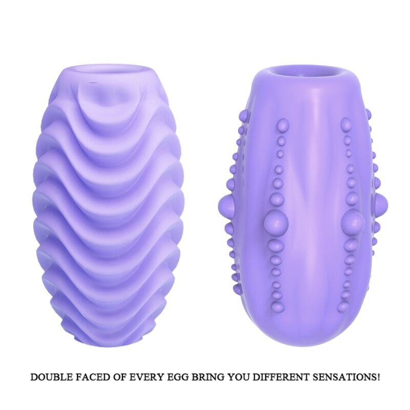 PRETTY LOVE - LILAC DOUBLE-SIDED MASTURBATOR EGG