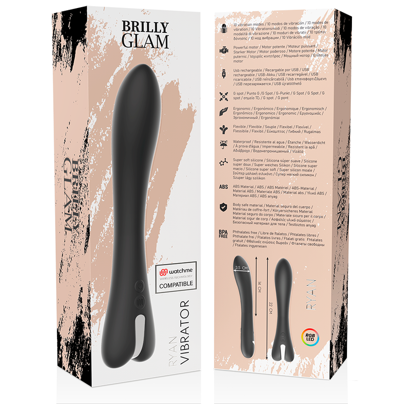 BRILLY GLAM - RYAN VIBRATOR WATCHME COMPATIBLE WITH WIRELESS TECHNOLOGY