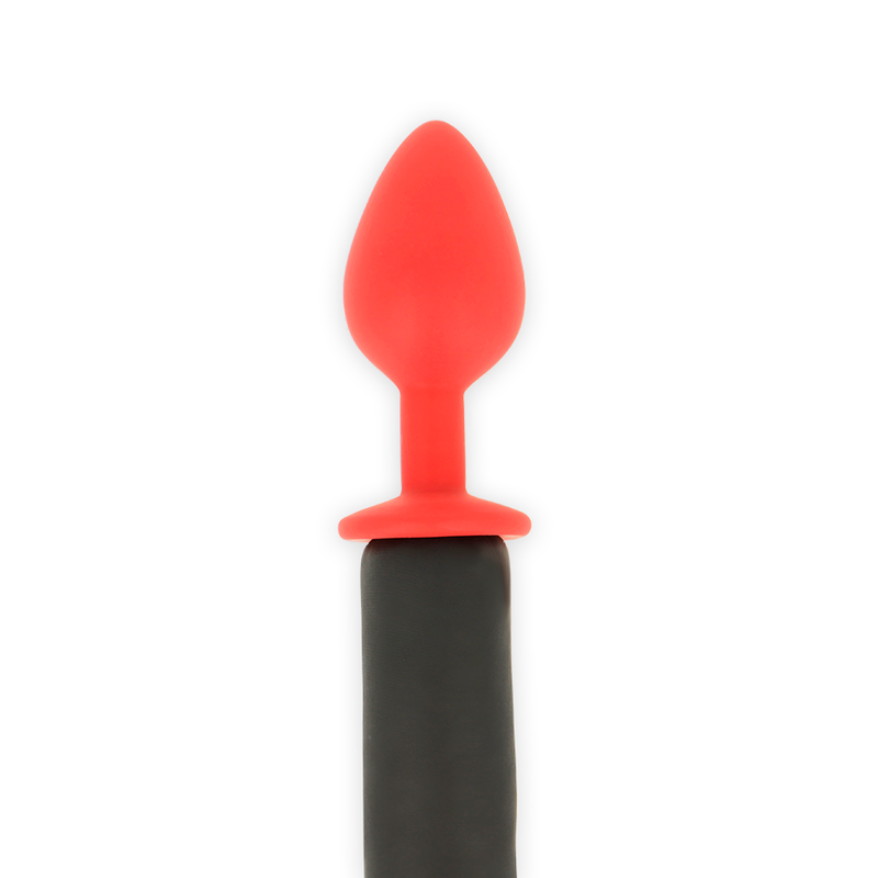 OHMAMA FETISH DEVIL''S TAIL SILICONE PLUG 8 CM