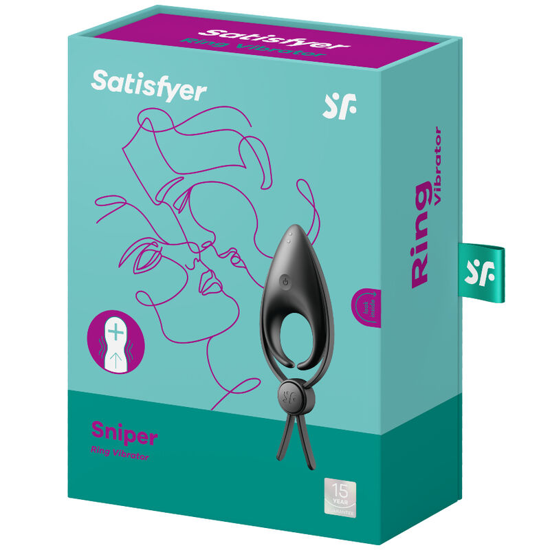 SATISFYER - VIBRATORE AD ANELLO SNIPER BLU