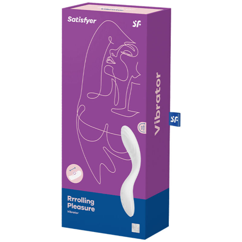 SATISFYER - VIBRATEUR RRROLLING PLEASURE GSPOT VERT