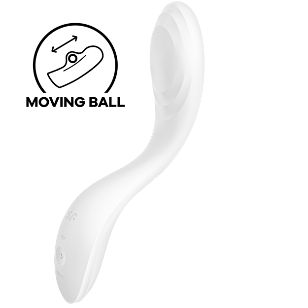 SATISFYER - VIBRATEUR RRROLLING PLEASURE GSPOT VERT