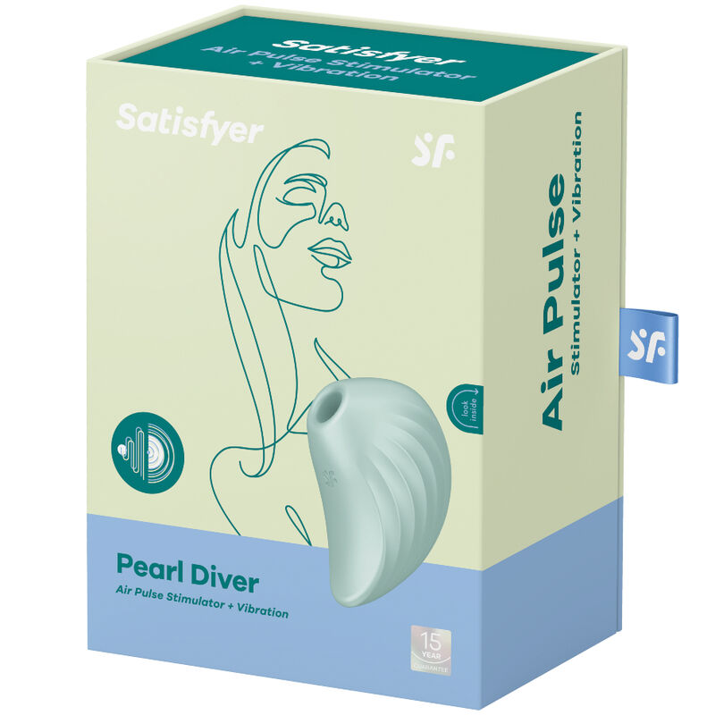 SATISFYER - PEARL DIVER STIMULATEUR ET VIBRATEUR GRÜN