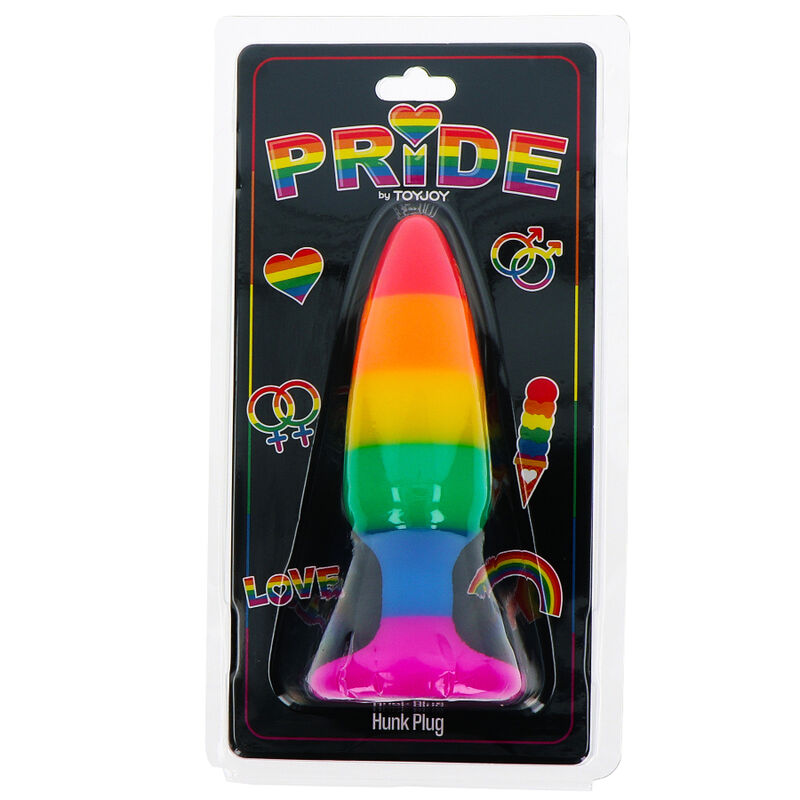 PRIDE - LGBT HUNK FLAG PLUG 10.5 CM