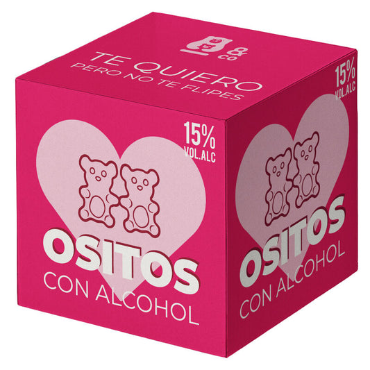 OSITO &amp; CO - OURS GUMMY AVEC GIN ALCOOL ET FRAISE