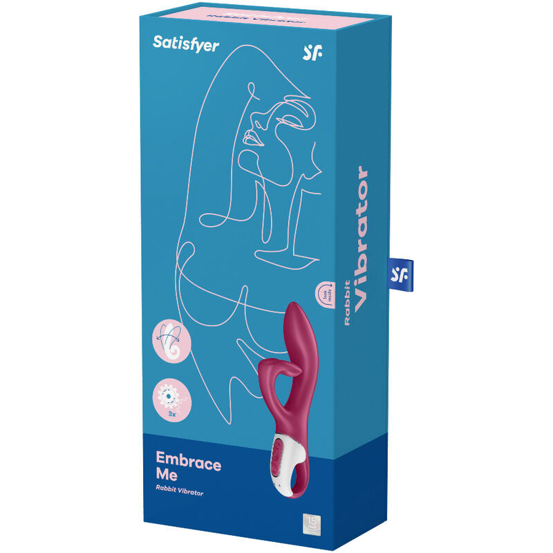 SATISFYER - VIBRATOR EMBRACE ME GSPOT BERRY