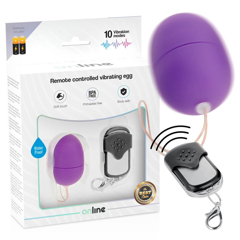 EN LIGNE - TÉLÉCOMMANDE VIBRANT EGG S LILAS