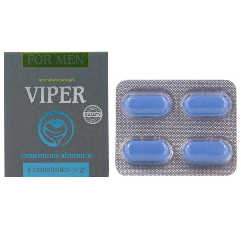 COBECO - VIPER POUR HOMME 4 COMPRIMES