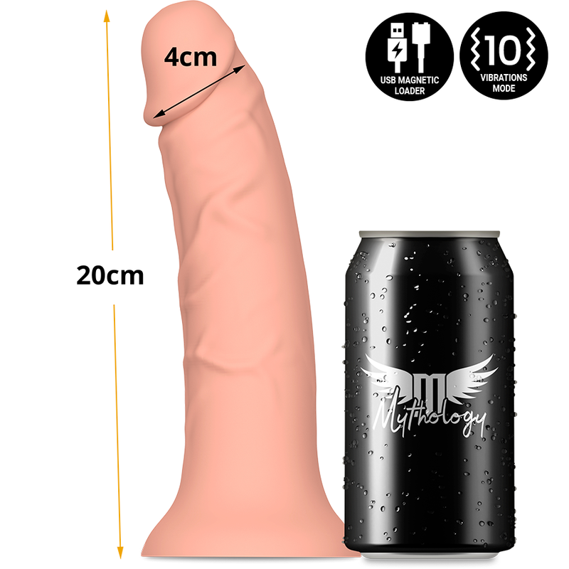 MYTHOLOGY - ASHER ORIGINAL DILDO M - VIBRATORE COMPATIBILE CON TECNOLOGIA WATCHME WIRELESS