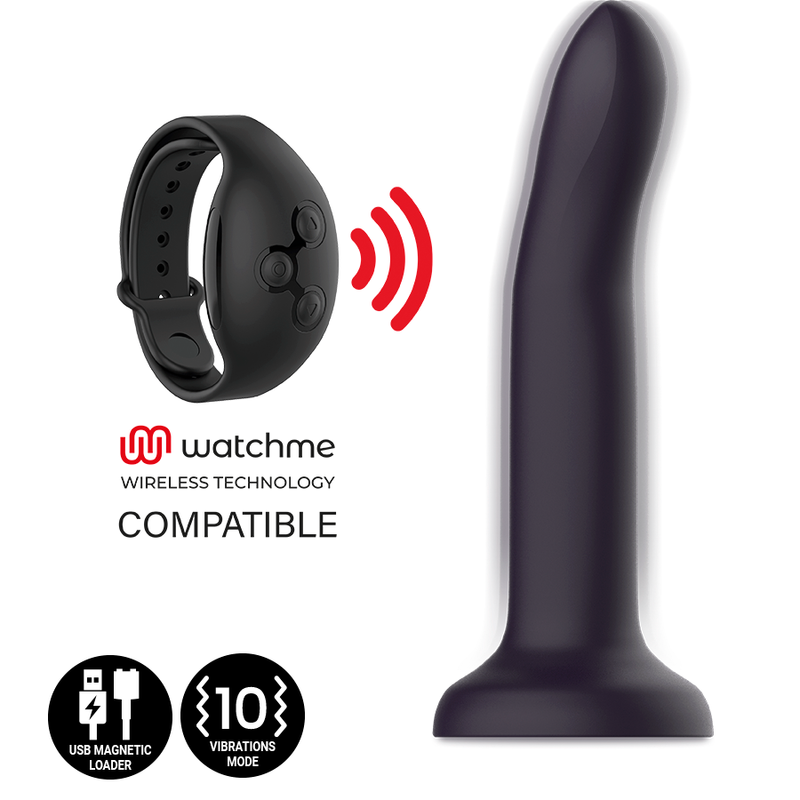 MYTHOLOGY DUMAN MYSTIC DILDO S - VIBRATORE WATCHME COMPATIBILE CON TECNOLOGIA WIRELESS