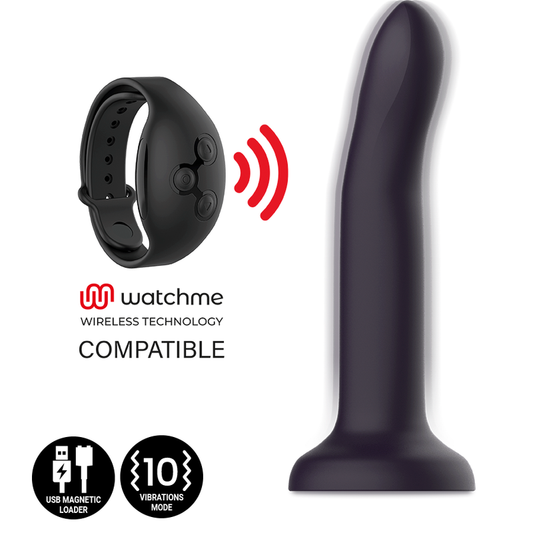 MYTHOLOGIE - DUMAN MYSTIC DILDO M - VIBRATEUR COMPATIBLE AVEC LA TECHNOLOGIE SANS FIL WATCHME