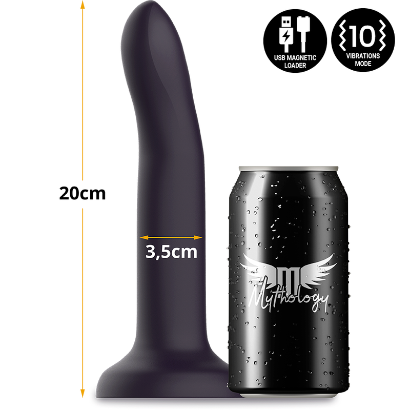 MYTHOLOGY - DUMAN MYSTIC DILDO L - VIBRATORE COMPATIBILE CON TECNOLOGIA WIRELESS WATCHME