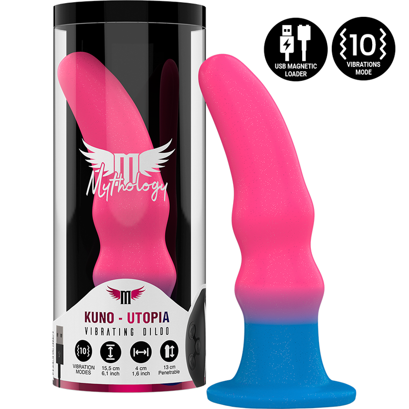 MYTHOLOGY - KUNO UTOPIA DILDO M - VIBRATORE COMPATIBILE CON TECNOLOGIA WIRELESS WATCHME