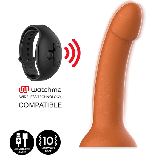 MYTHOLOGIE - RUNE ROYAL DILDO M - VIBRATEUR WATCHME SANS FIL TECHNOLOGIE COMPATIBLE