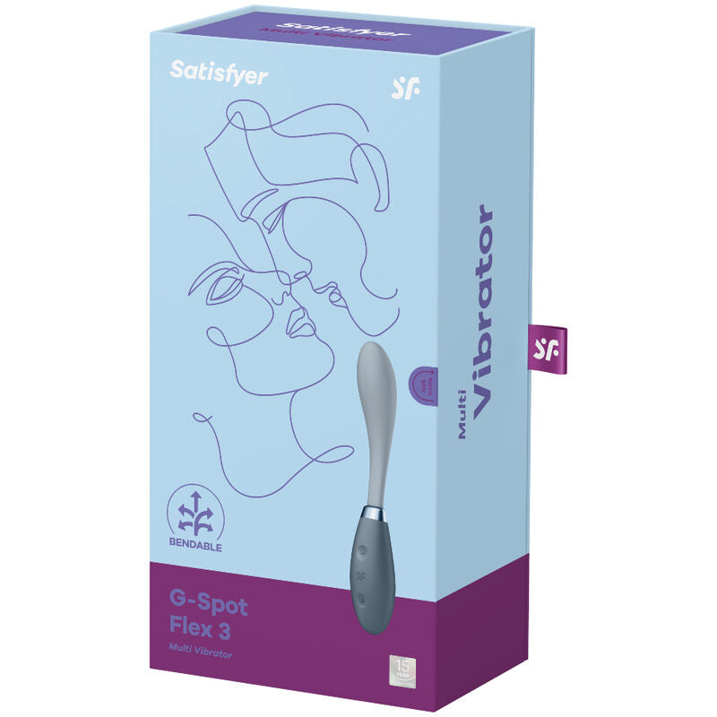 SATISFYER - MULTI VIBRATOR G-SPOT FLEX 3 GREY