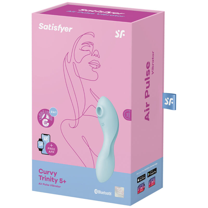 SATISFYER - CURVY TRINITY 5 VIBRATEUR BLANC STIMULATEUR AE