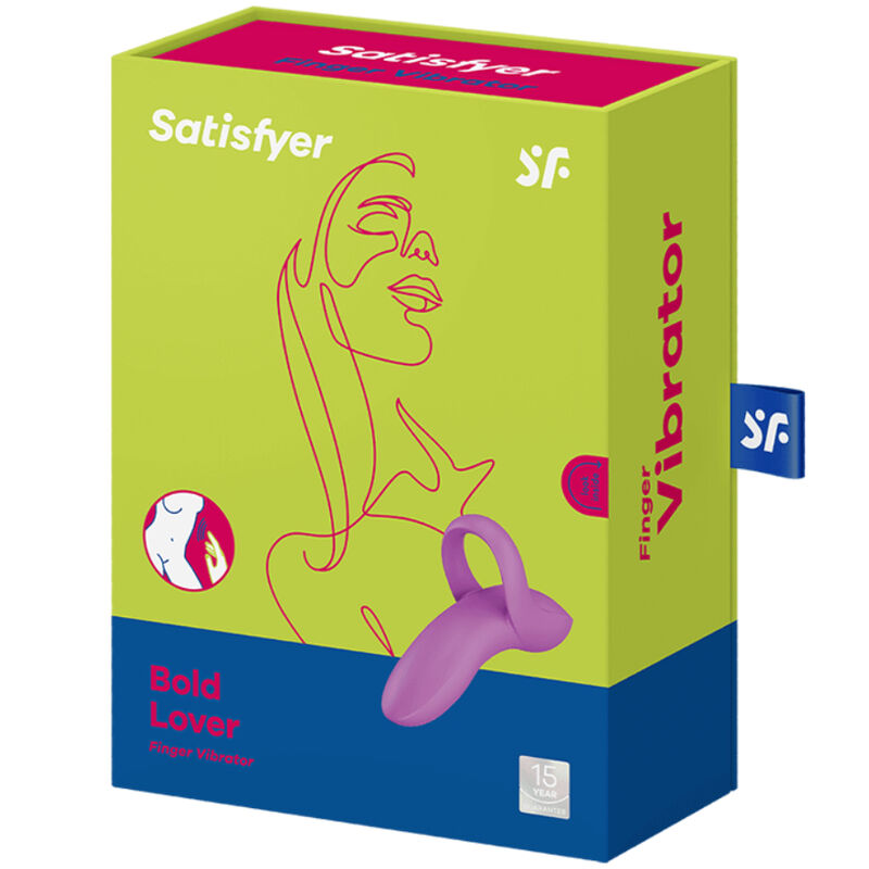 SATISFYER - BOLD LOVER FINGER VIBRATOR WHITE