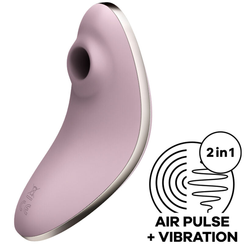 SATISFYER - STIMULATEUR ET VIBRATEUR VULVA LOVER 1 VIOLET AIR PULSE