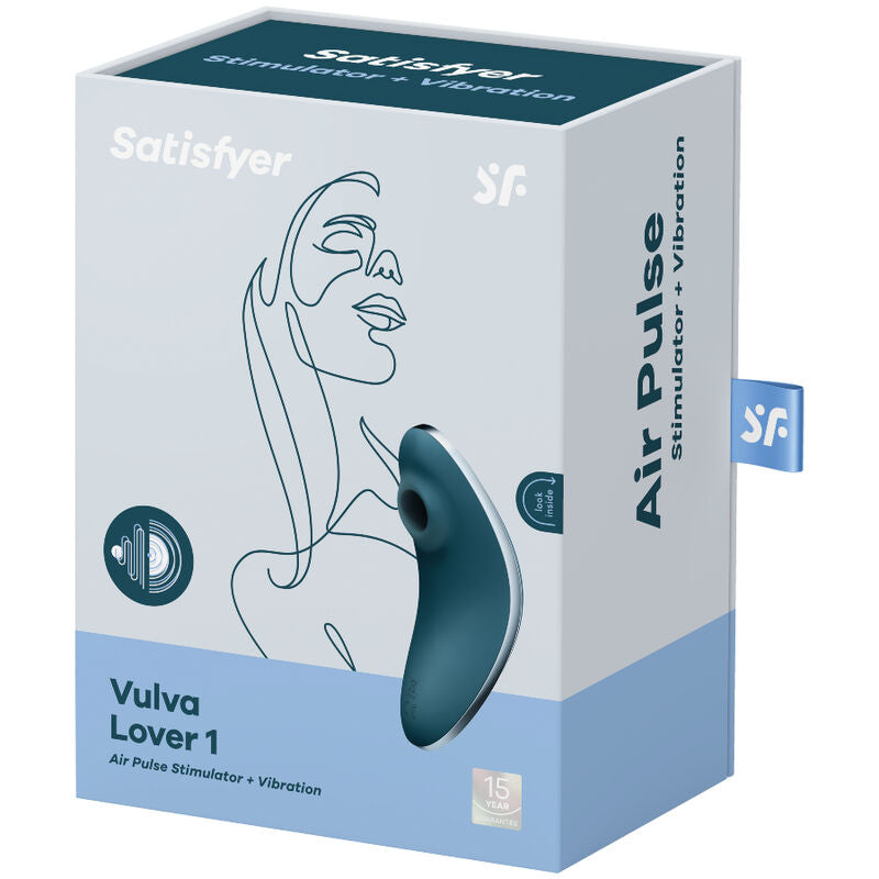 SATISFYER - STIMULATEUR ET VIBRATEUR VULVA LOVER 1 VIOLET AIR PULSE