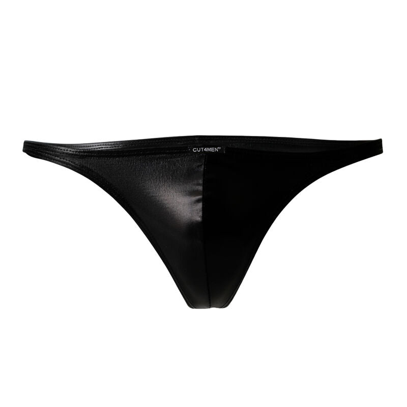 CUT4MEN - SLIP BRÉSILIEN NEGRO CUERO S