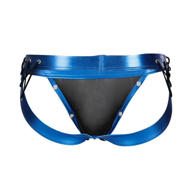 CUT4MEN - JOCKSTRAP DESIRE CUERO AZUL L