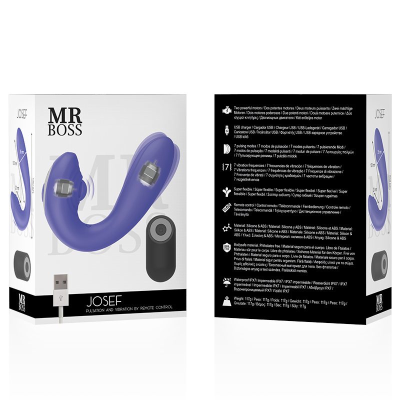 MR BOSS - JOSEF PULSATION AND VIBRATION REMOTE CONTROL FOR COUPLES