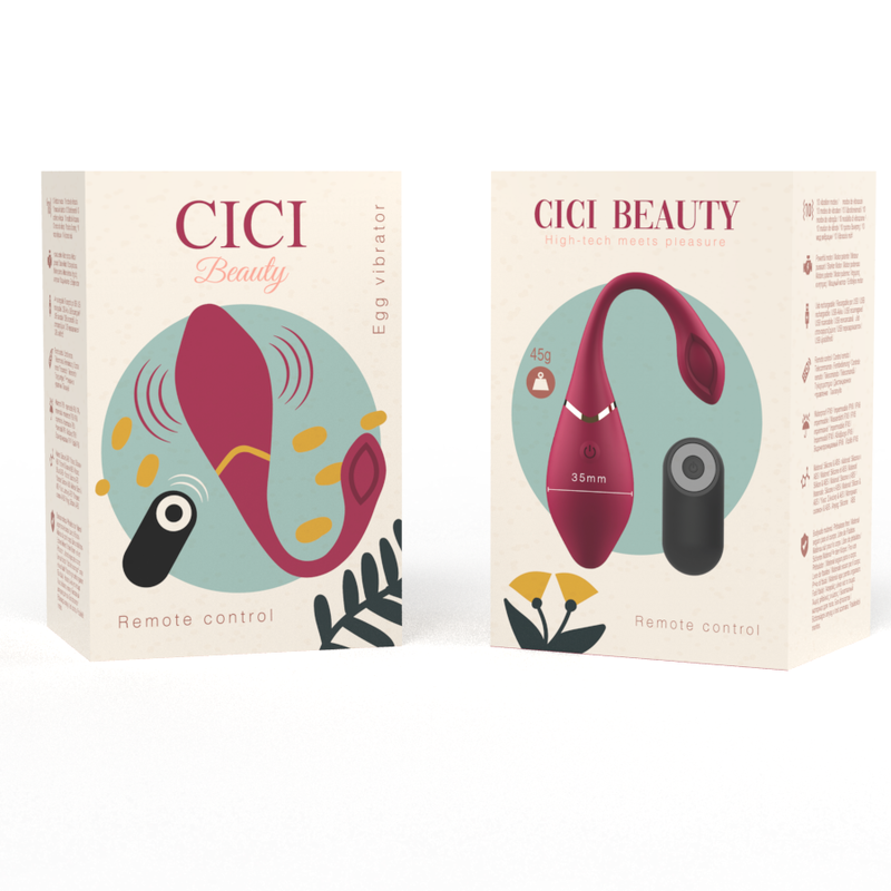 CICI BEAUTY - PREMIUM SILICONE REMOTE CONTROL VIBRATING EGG