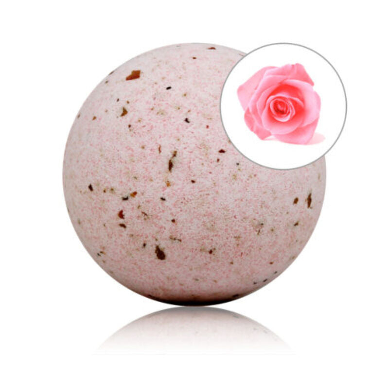 TALOKA - BOMBE DE BAIN PARFUMÉE À LA ROSE AUX PÉTALES DE ROSE